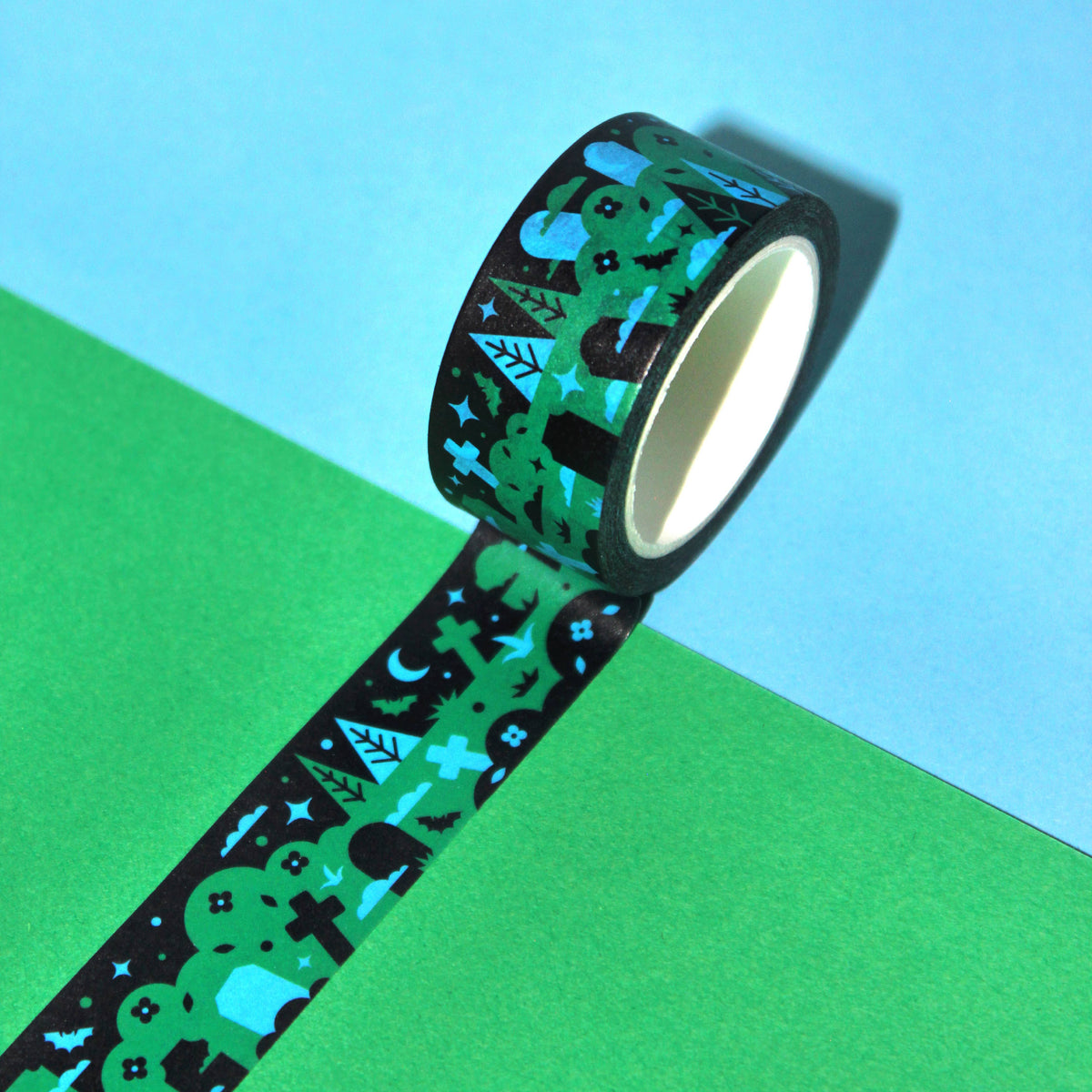 "Grim Graves" Spooky Halloween Washi Tape (20mm/10m)