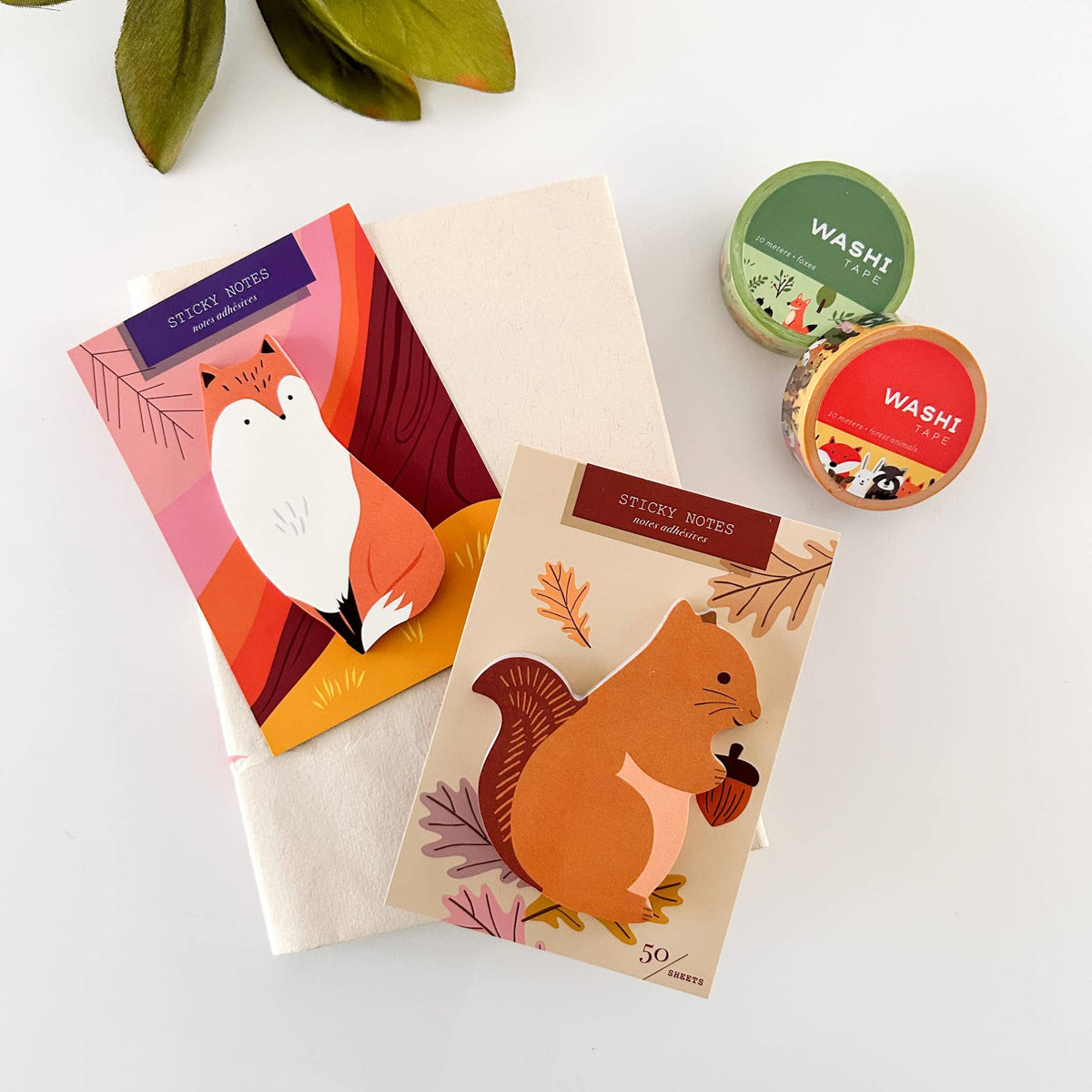 Squirrel Die Cut Single Sticky Notes