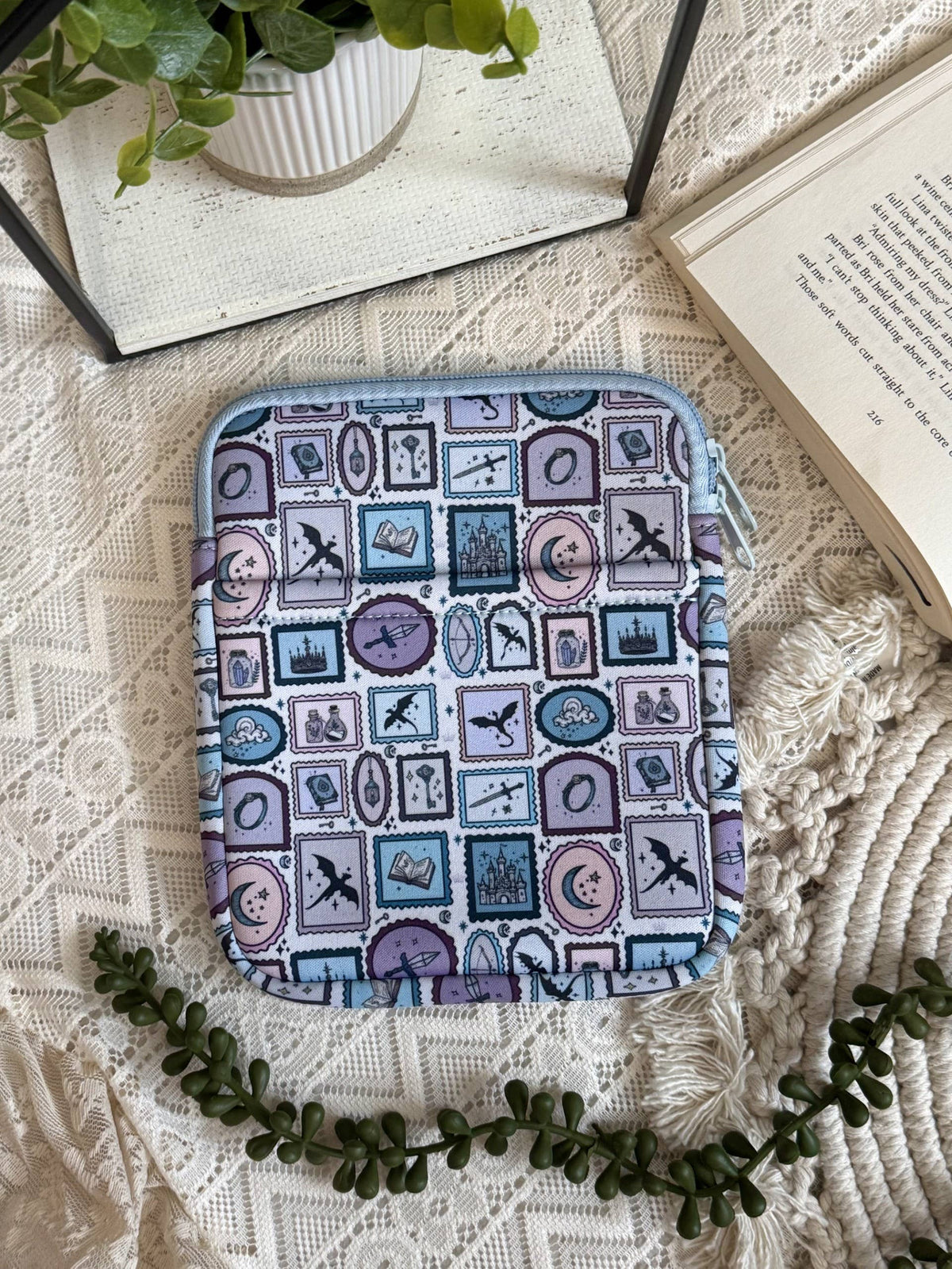 Blue Dragon Kindle Sleeve | Kindle Sleeve | Kindle Storage
