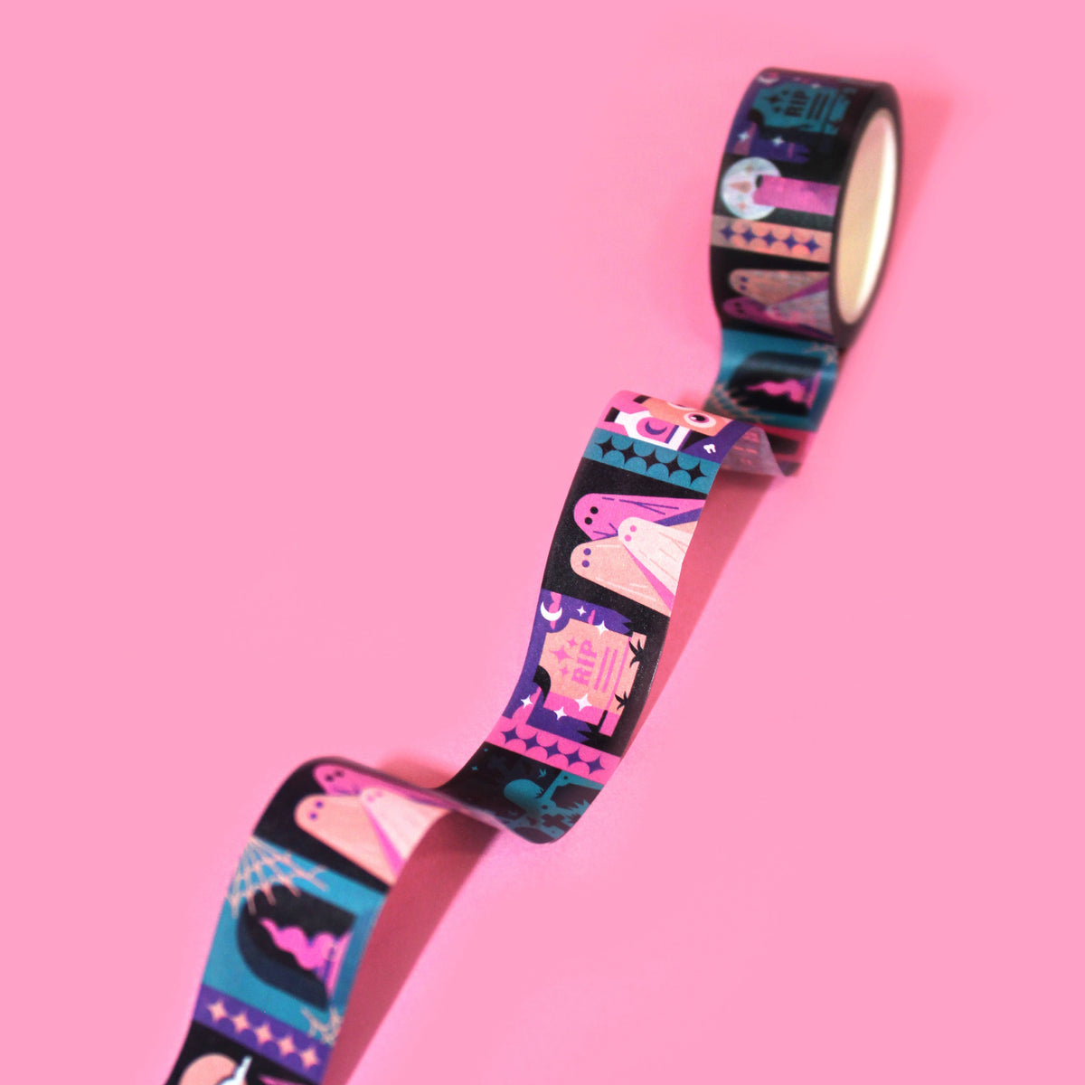 "Sinister Sightings" Spooky Halloween Washi Tape (20mm/10m)