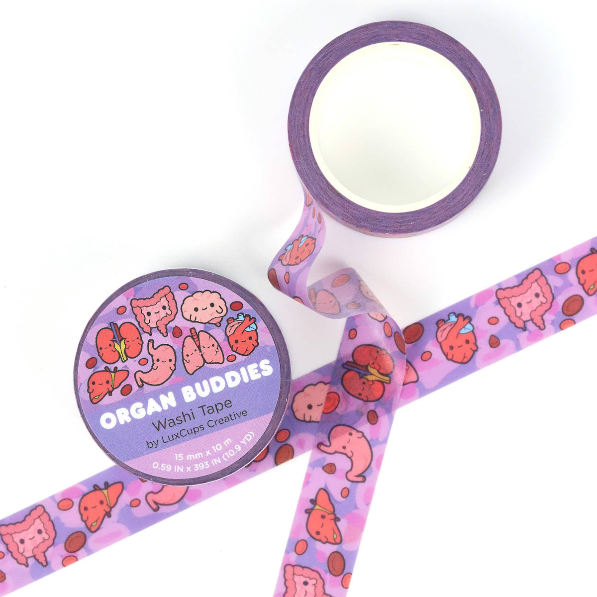 Organ Buddies Washi Tape - Stationery | Decorative Tape
