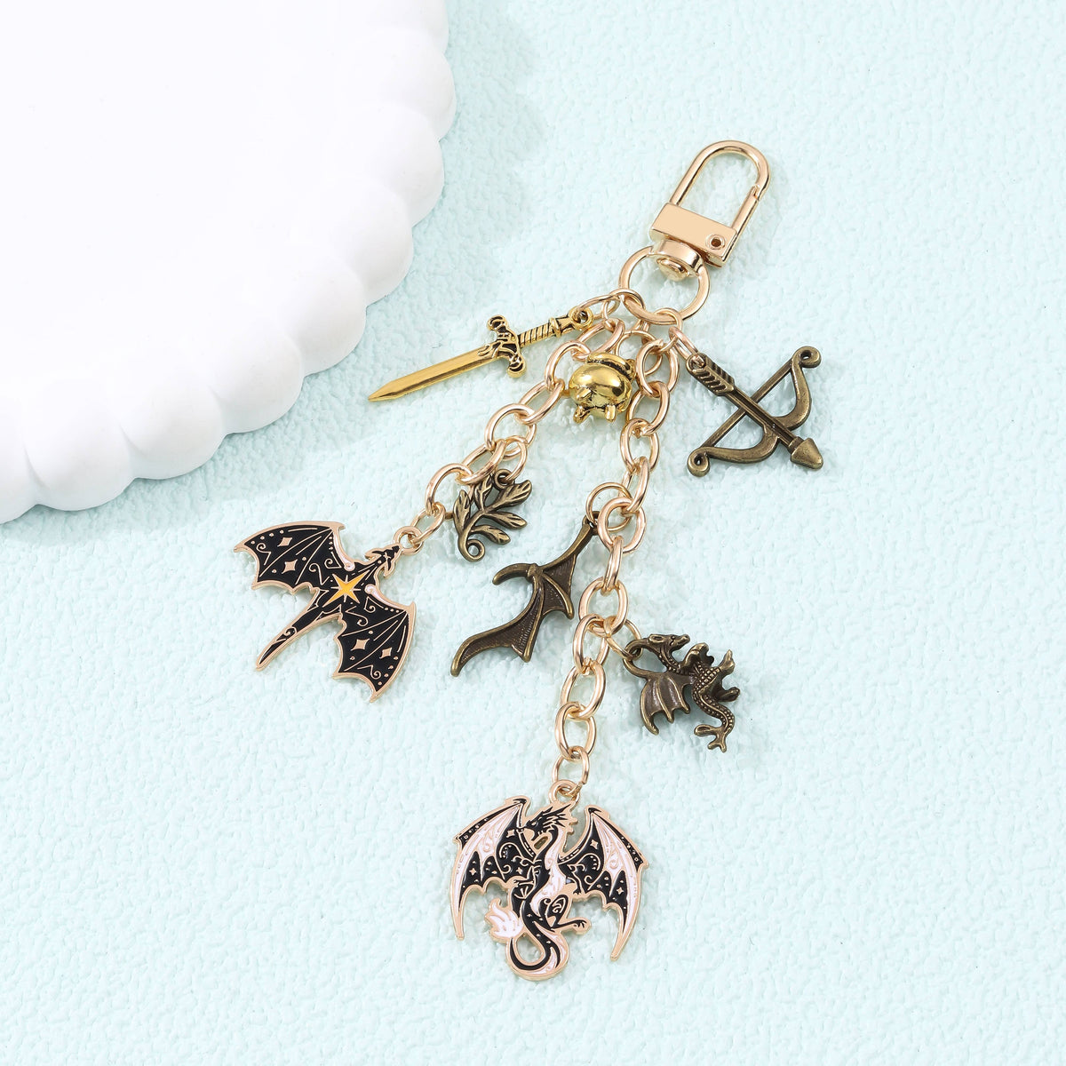 Dragon Fantasy Kindle Phone Charm - Kindle Charm