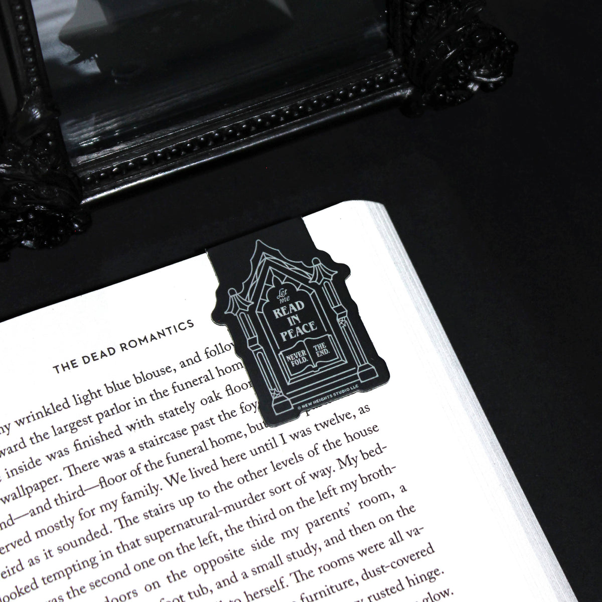 "Read In Peace (R.I.P.)" Halloween Spooky Magnetic Bookmark