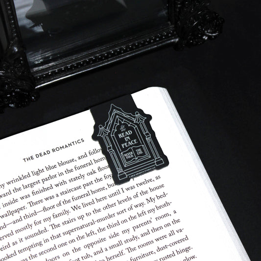 "Read In Peace (R.I.P.)" Halloween Spooky Magnetic Bookmark