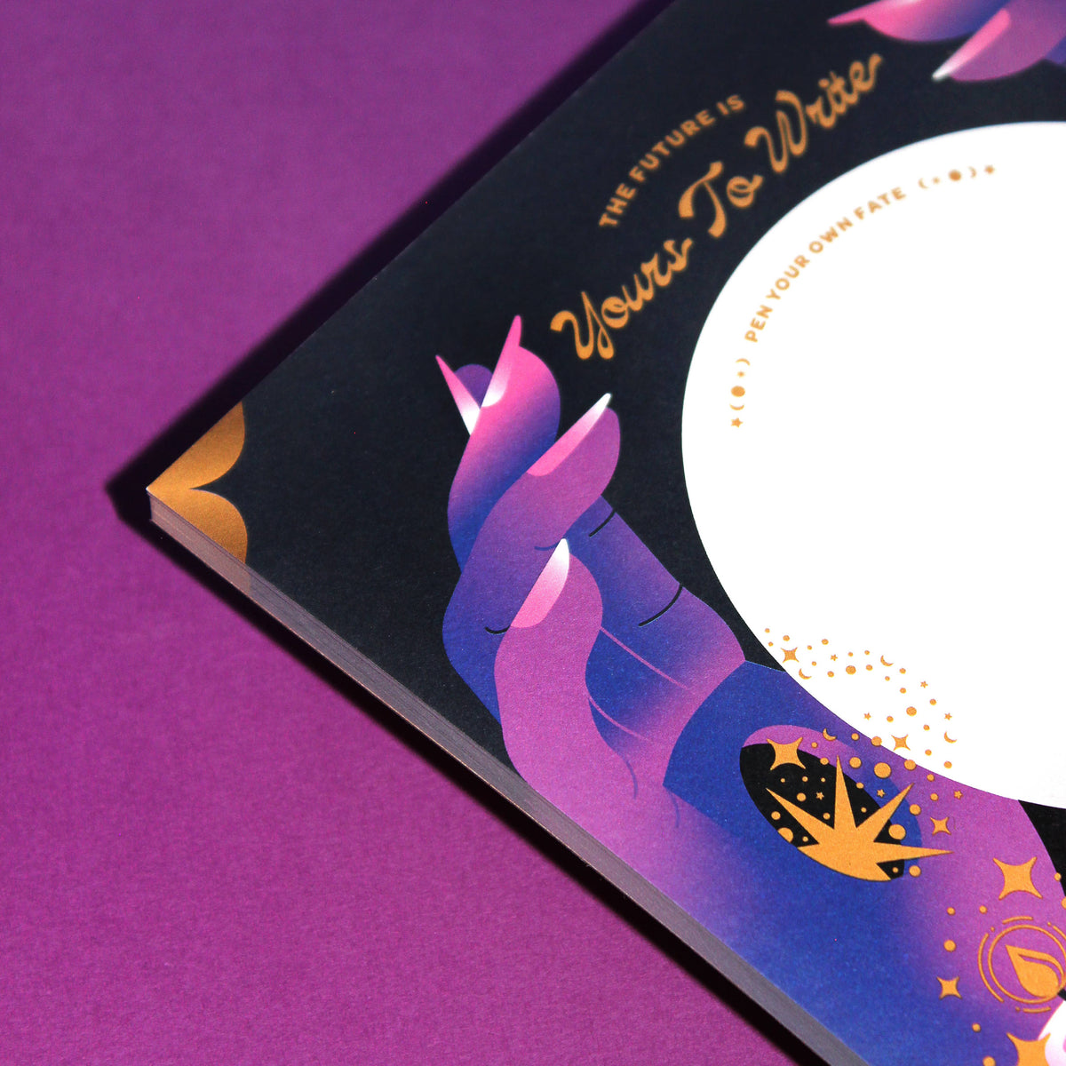 "The Future Is Yours To Write" Manifestation Notepad (6x6)