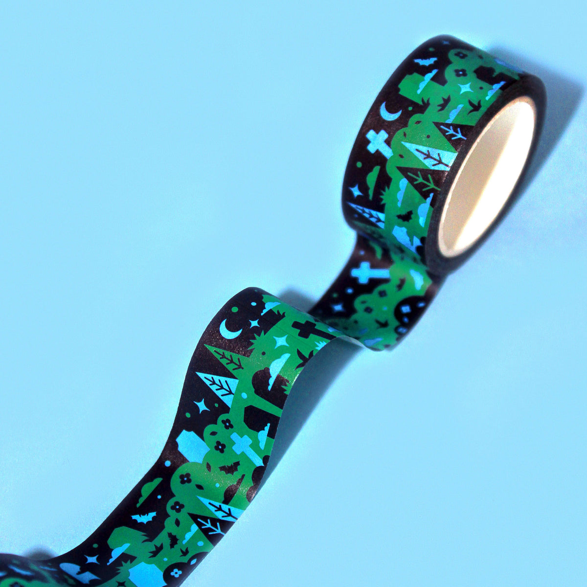 "Grim Graves" Spooky Halloween Washi Tape (20mm/10m)