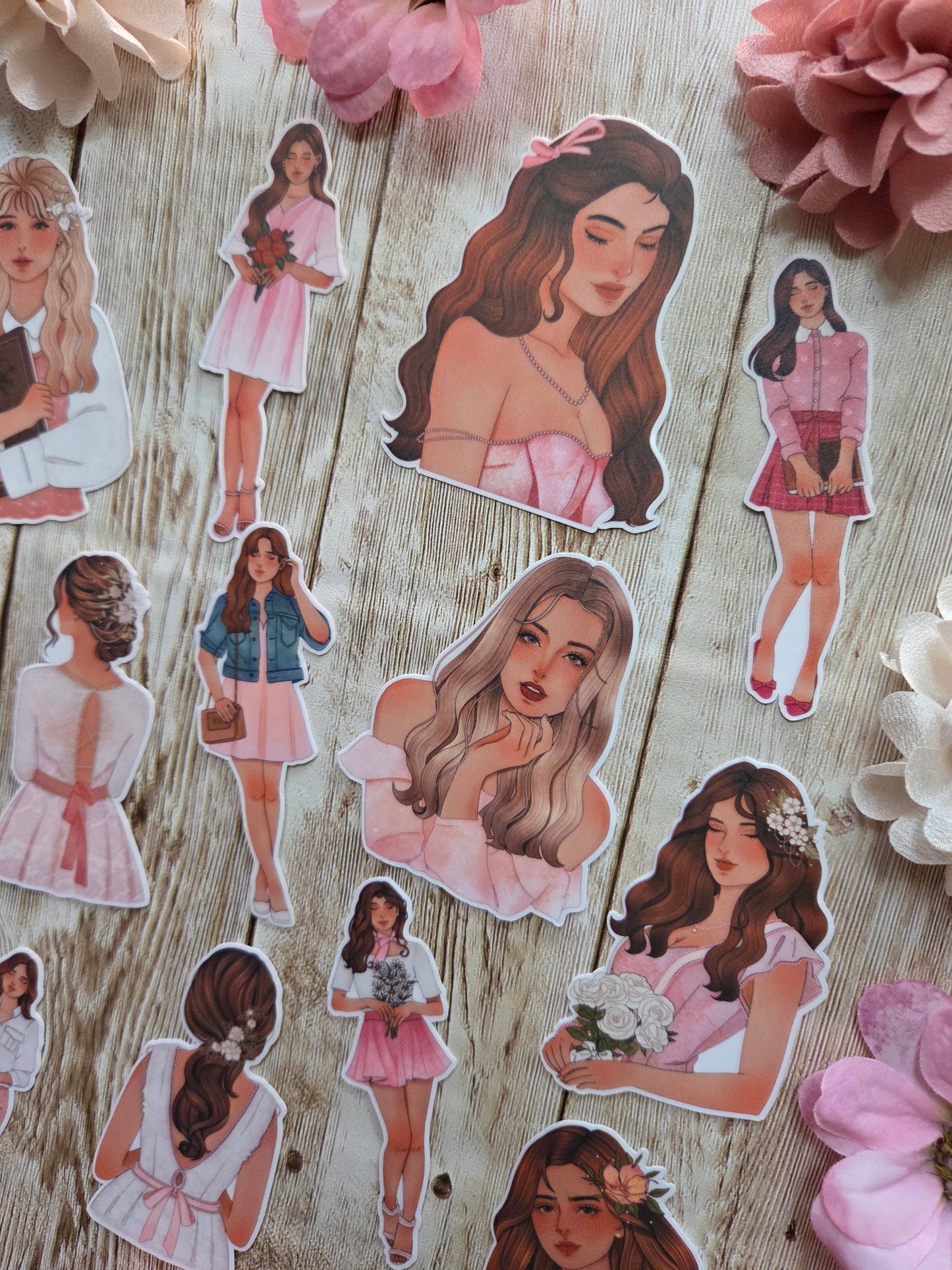 Belle En Rose Stickers