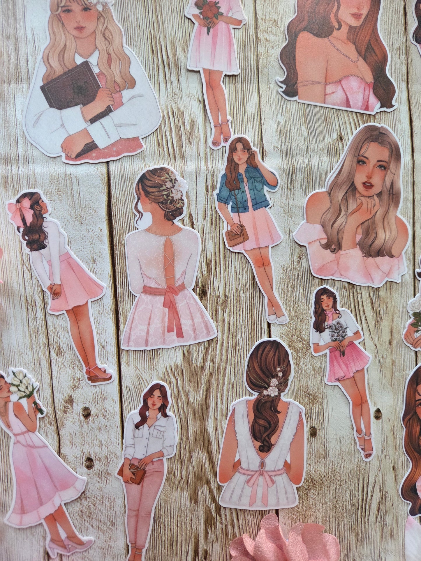 Belle En Rose Stickers