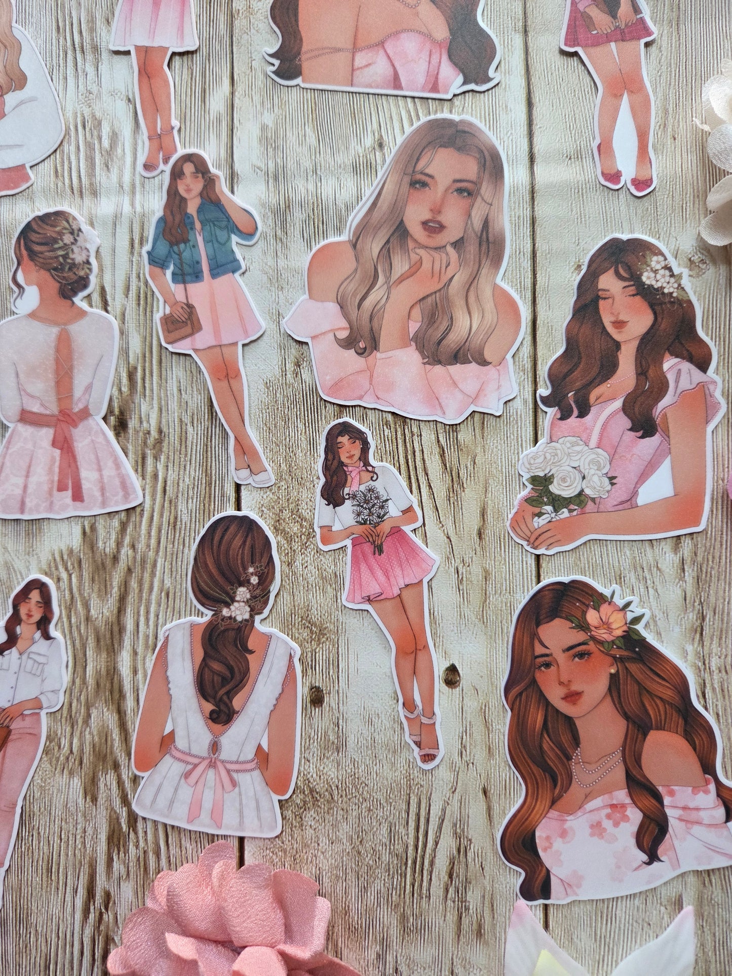 Belle En Rose Stickers