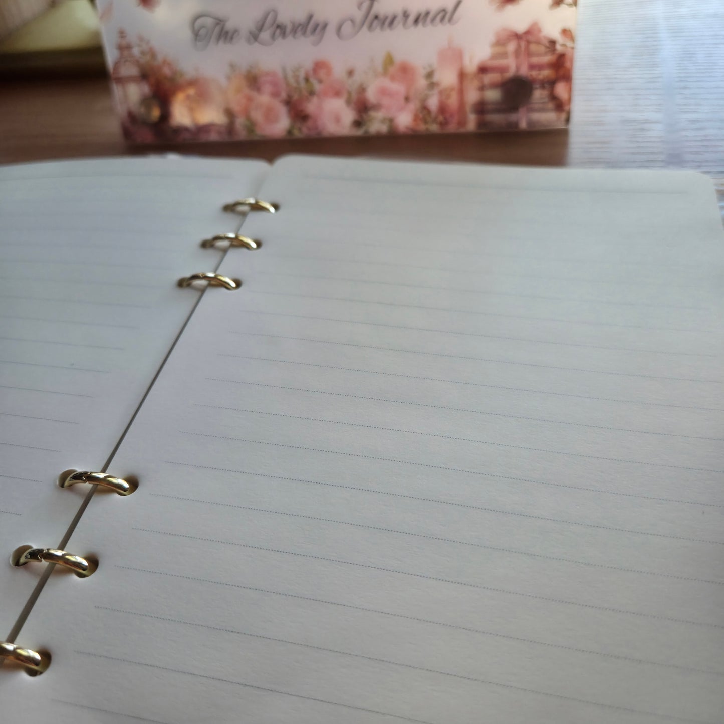 Large Clear Loose Leaf Journal