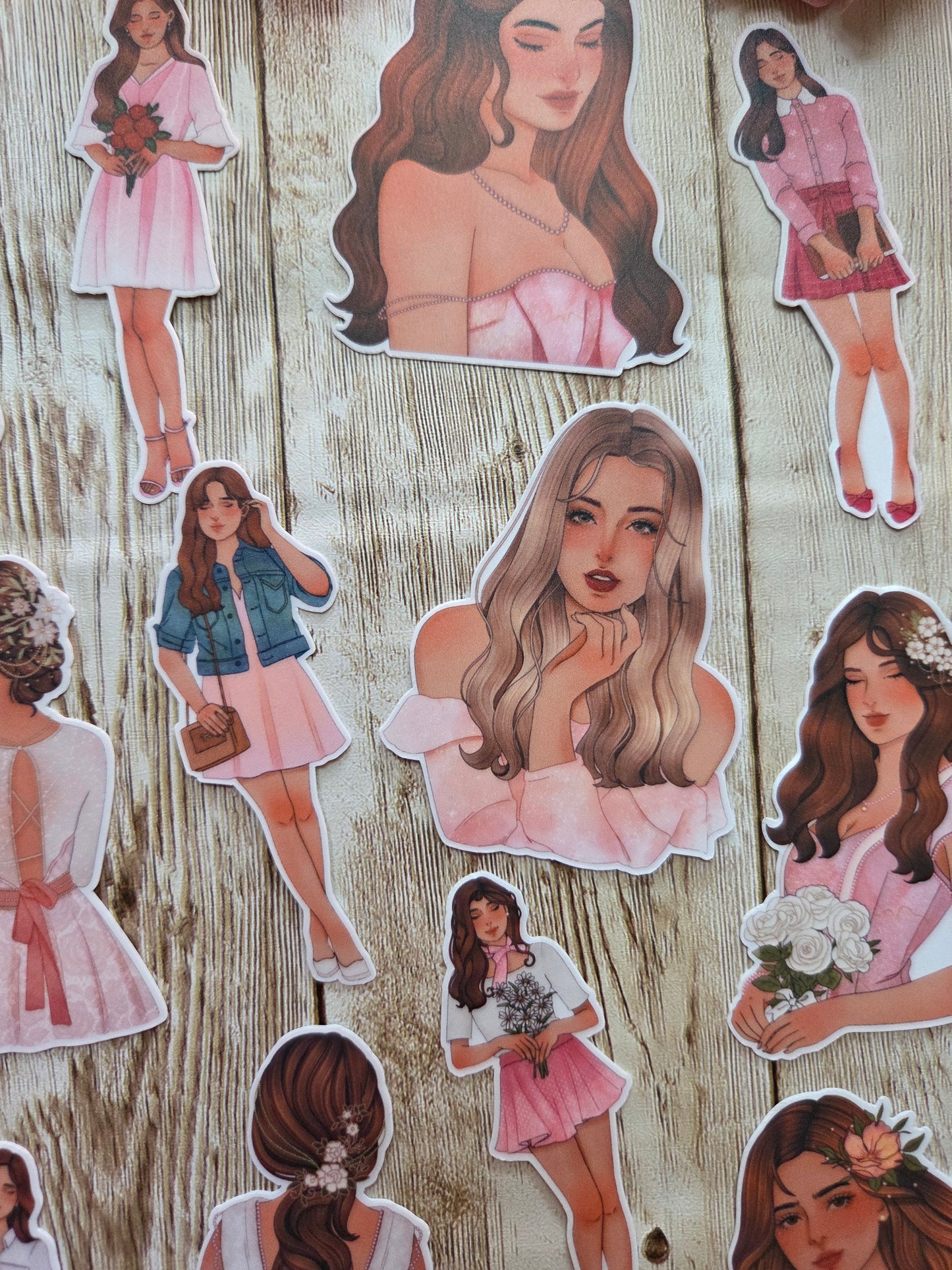 Belle En Rose Stickers