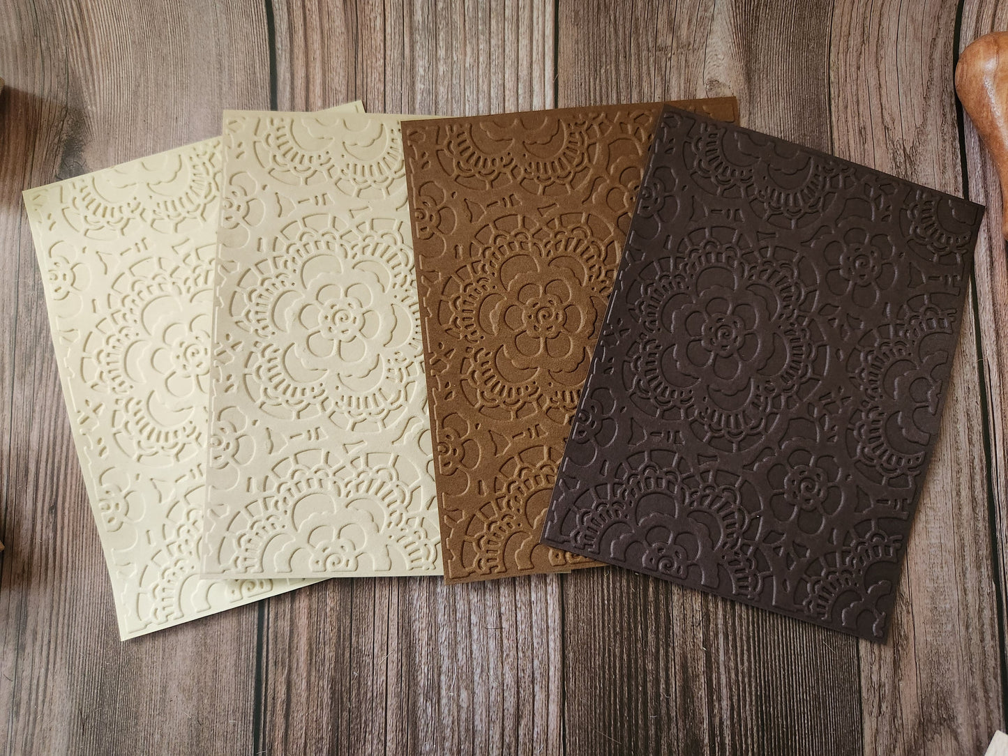 Flower Lace Embossed Paper