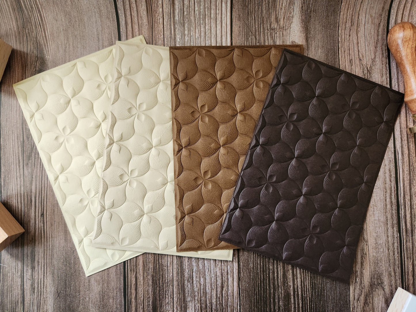 Petals Embossed Paper