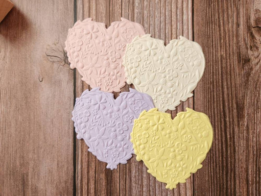 Heart Embossed Die Cut