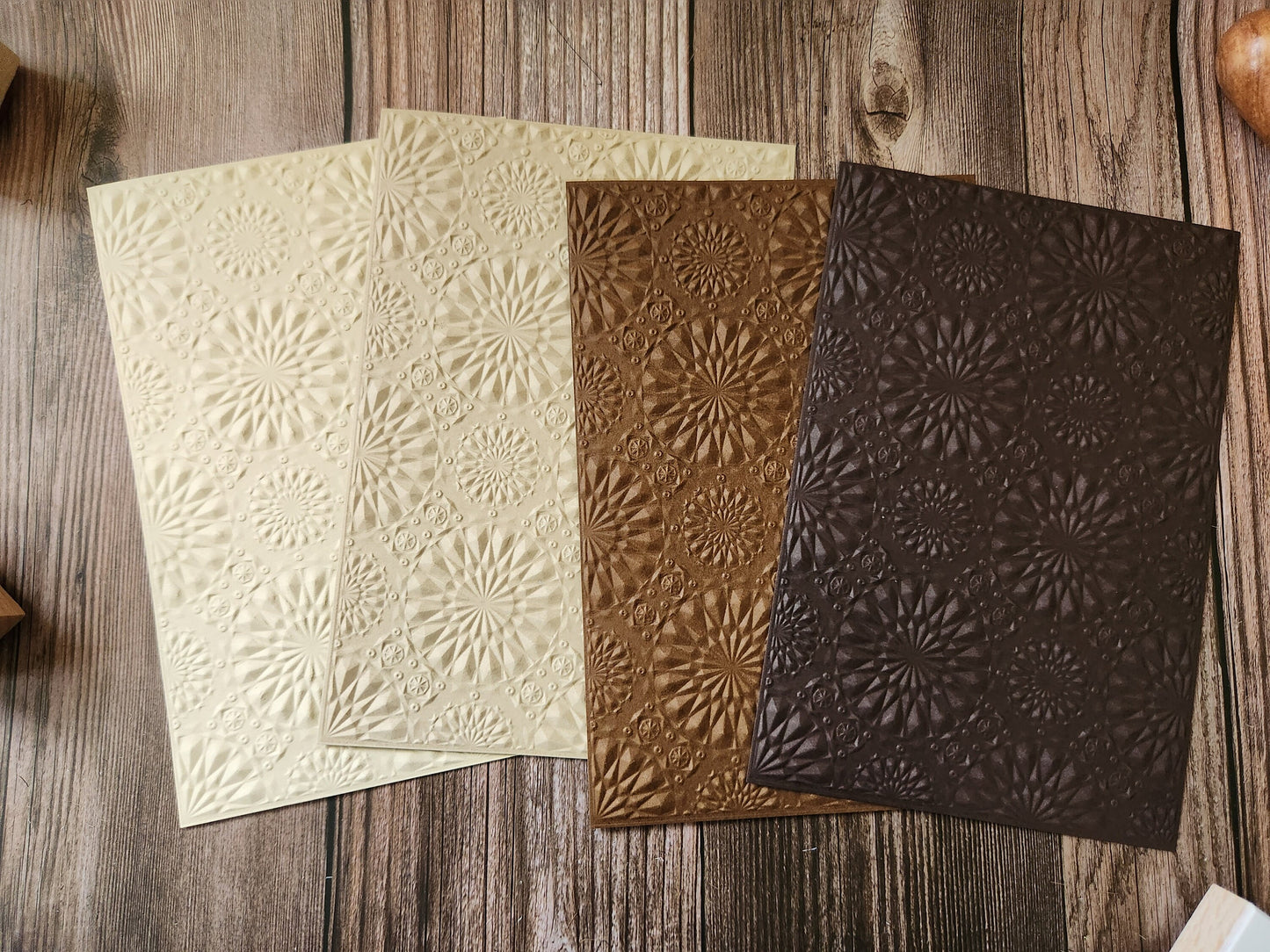 Kaleidoscope Embossed Paper