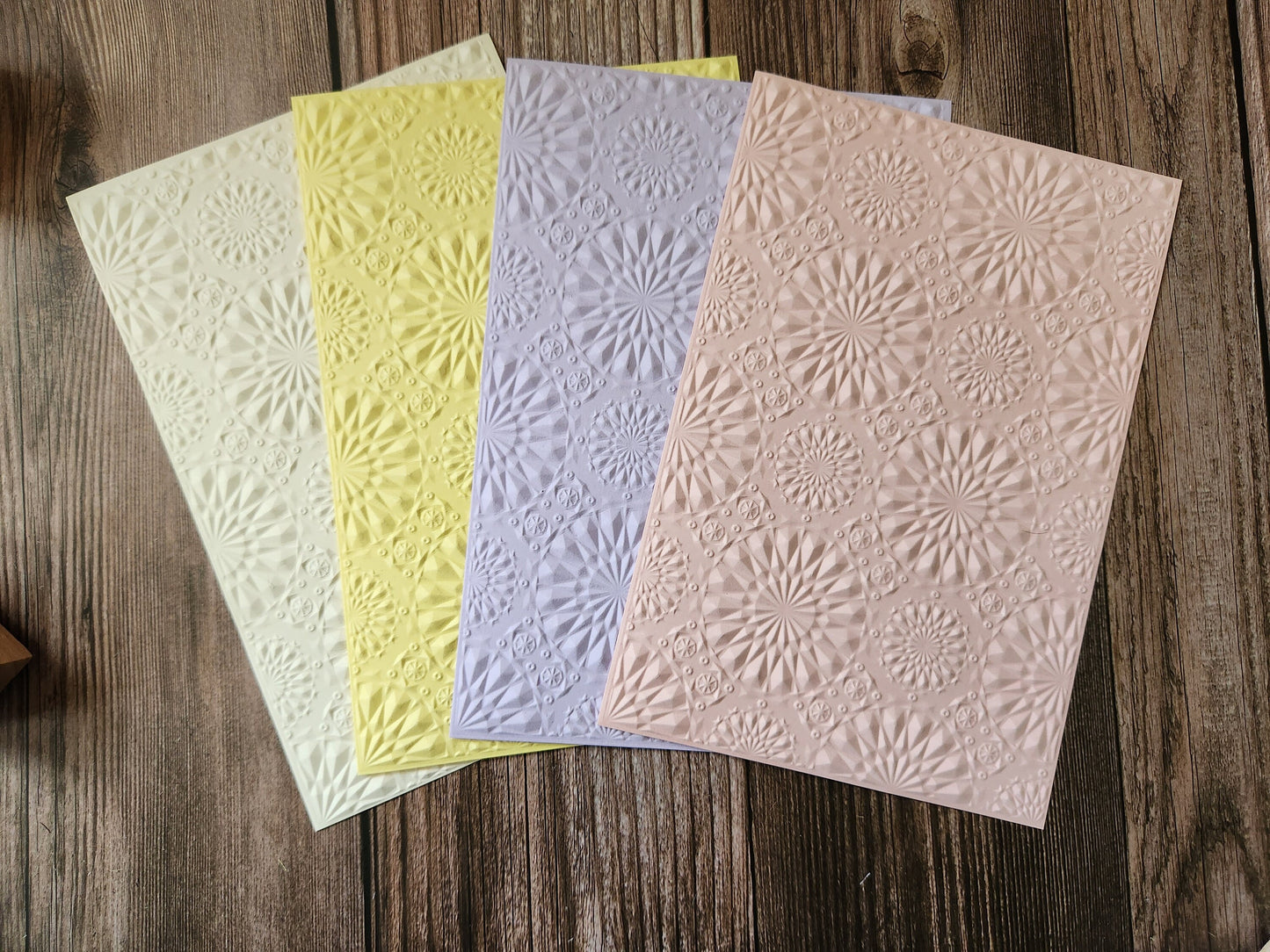 Kaleidoscope Embossed Paper