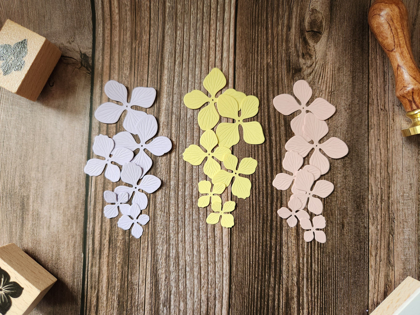 18 Hydrangea Flower Die Cuts