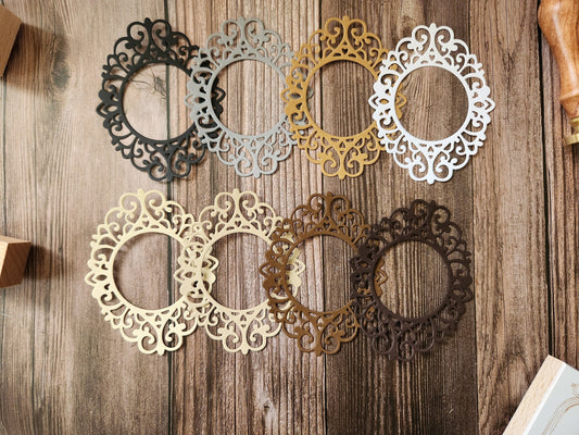 Lace frame die cut