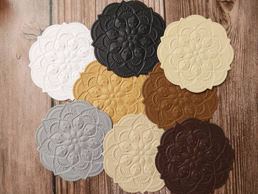 Embossed Mandala Flower Die Cut
