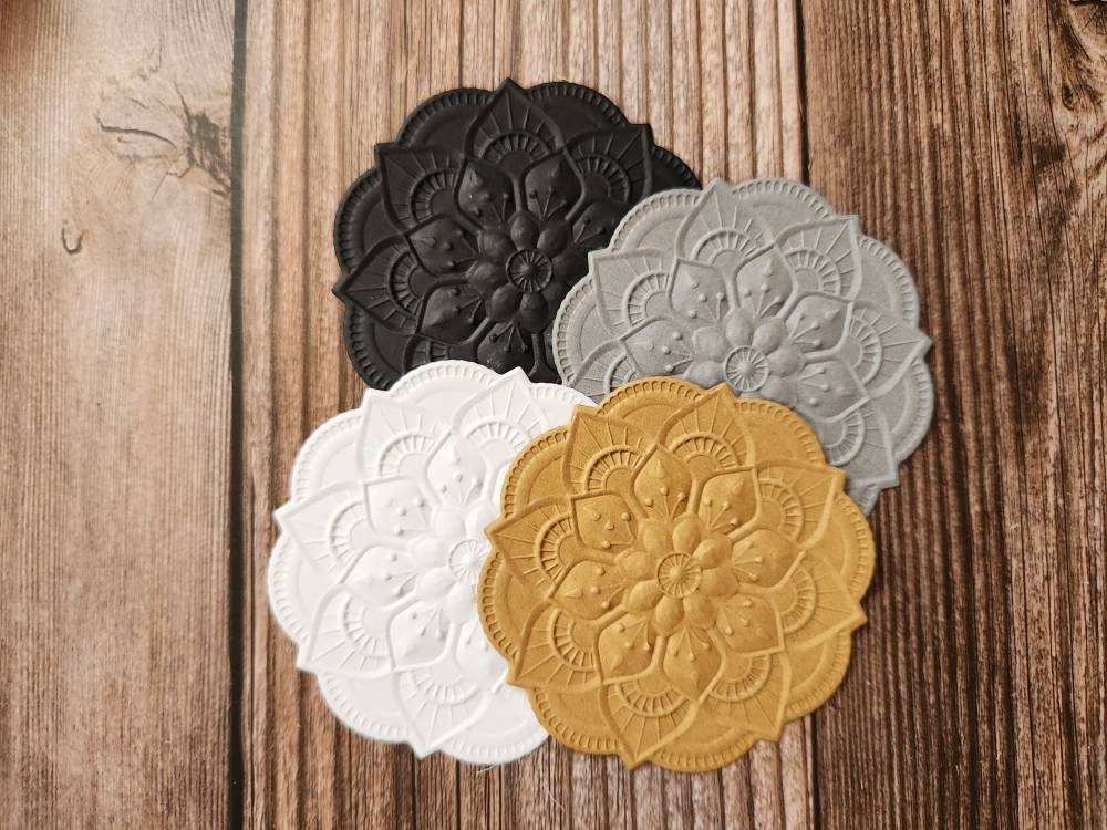 Embossed Mandala Flower Die Cut
