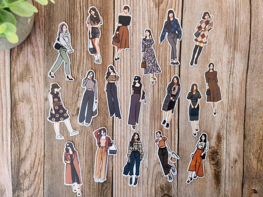 Fashion Girls Stickers Set 1