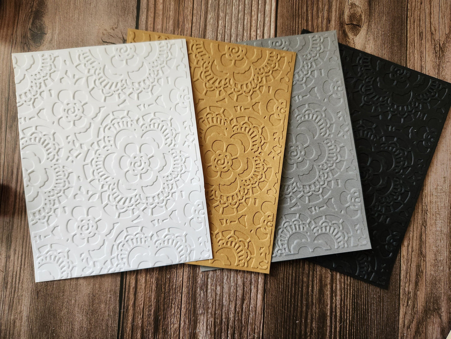 Flower Lace Embossed Paper