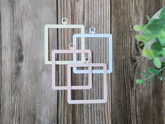 Square Locket Die Cuts