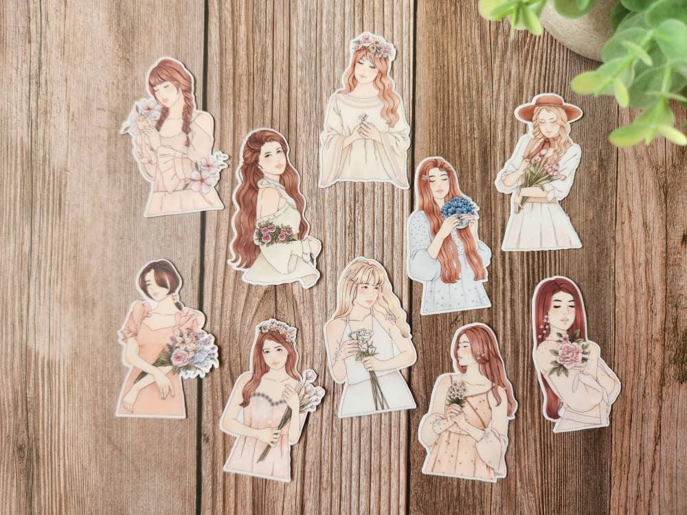 Flower Girls Stickers