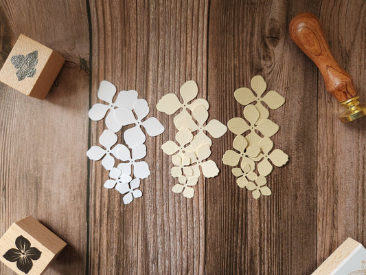 18 Hydrangea Flower Die Cuts