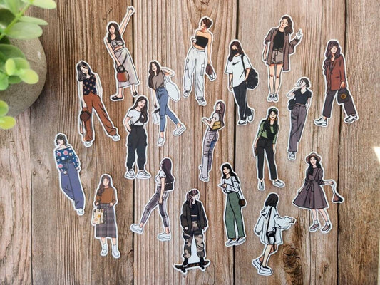 Fashion Girls Stickers Set 2