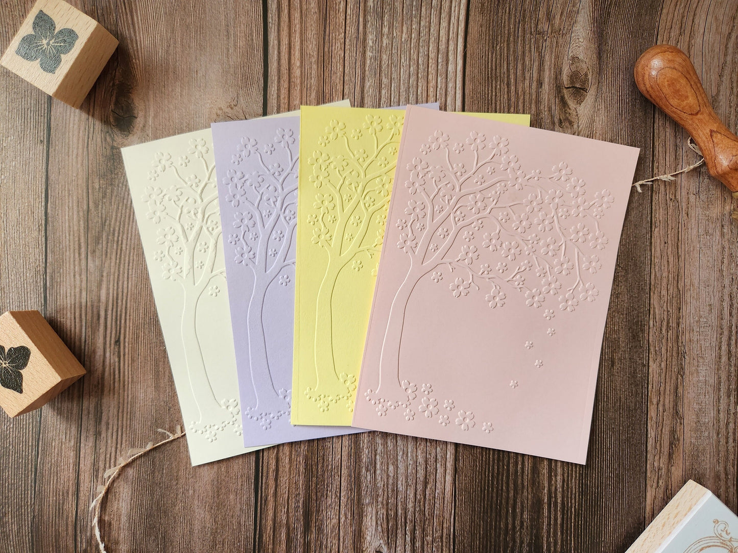 Tree Embossed Paper