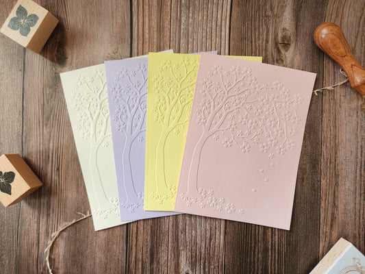 Tree Embossed Paper