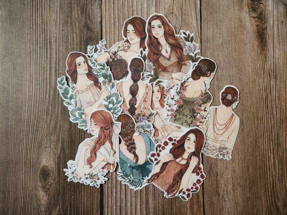 Le Jardin Girl Stickers