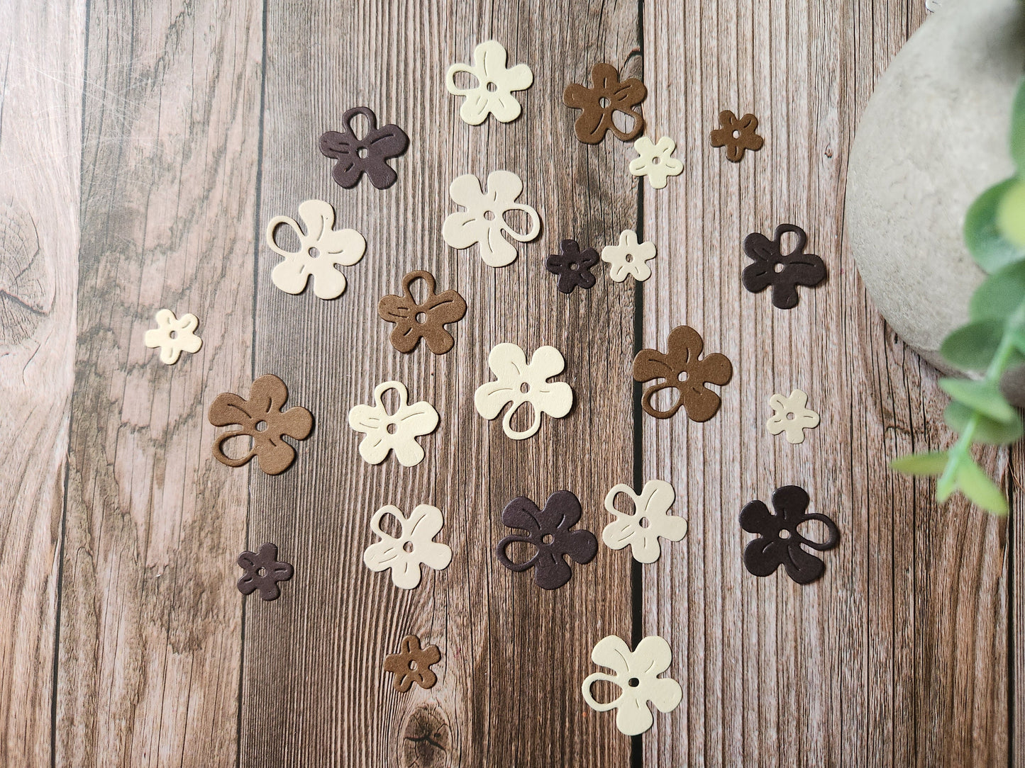 24 Mini Flower Die Cuts