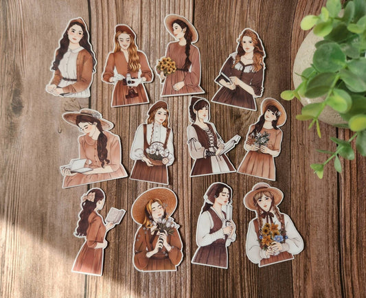Vintage Girls Stickers