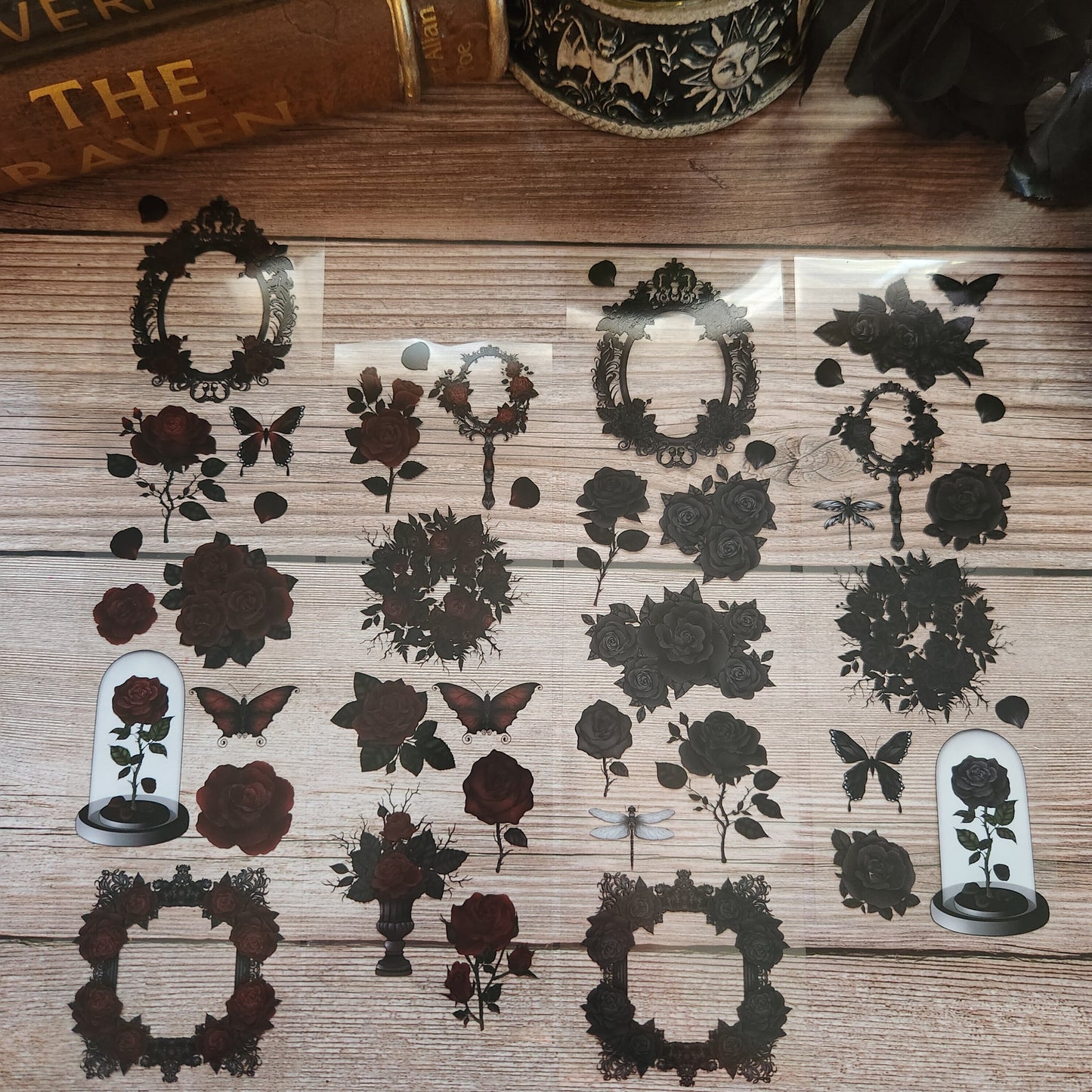 Gothic Rose Pet Tape Sample Loop