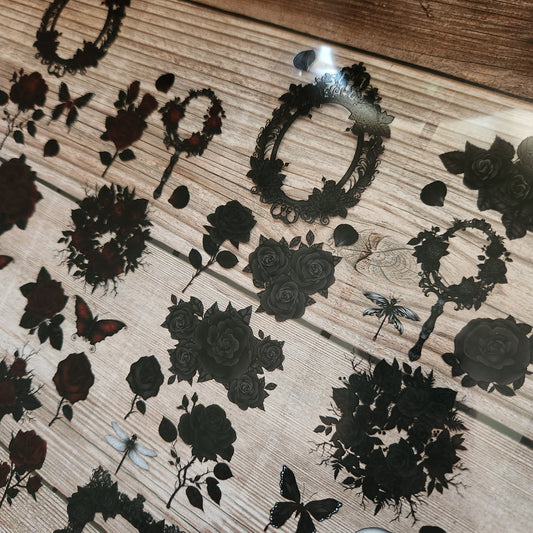 Gothic Rose Pet Tape Sample Loop